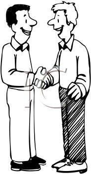 1008 1202 4128 Two Men Shaking Hands In Greeting Clipart Image Jpg