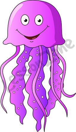 Jellyfish Clipart Black And W