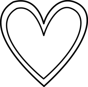 11 Black And White Heart Tatt - Heart Black And White Clipart