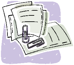 paperwork clipart