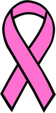 12 Cancer Pink Ribbon Clip Ar - Cancer Clipart