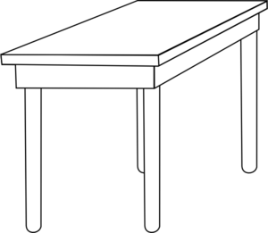 13 Table Outline Free Cliparts That You Can Download To You Computer