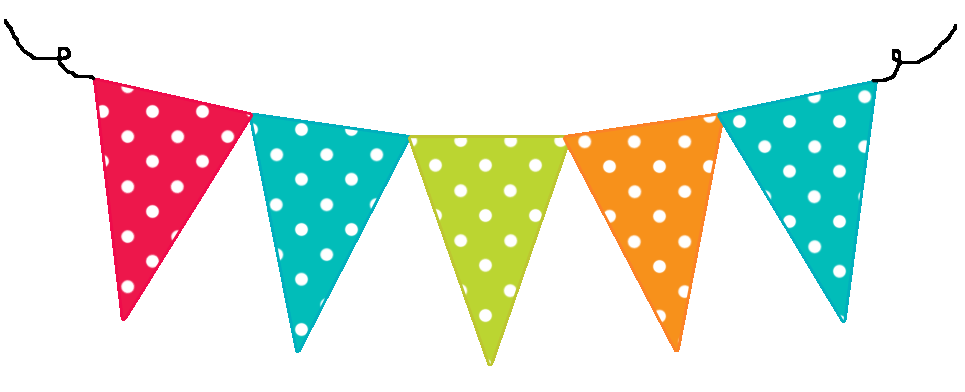 Bunting clipart, pennant clip