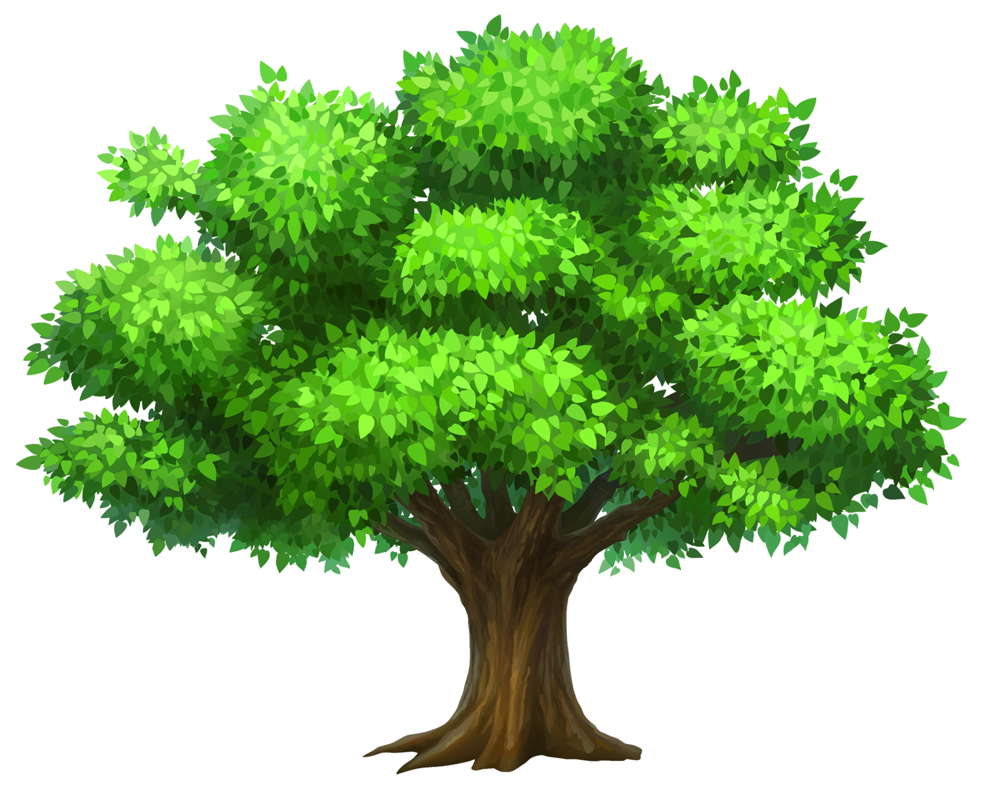 Oak Tree Graphic Free Vector 
