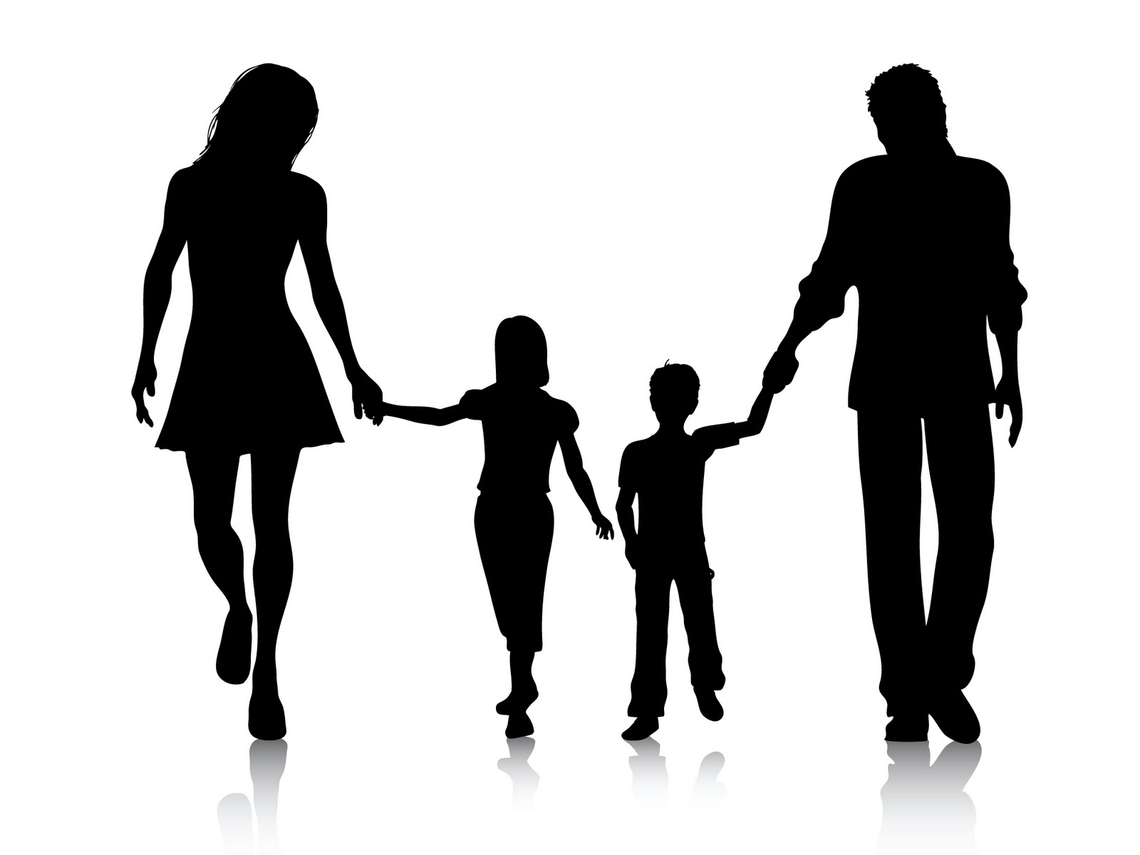 15 Family Silhouette Free Cliparts That You Can Download To You