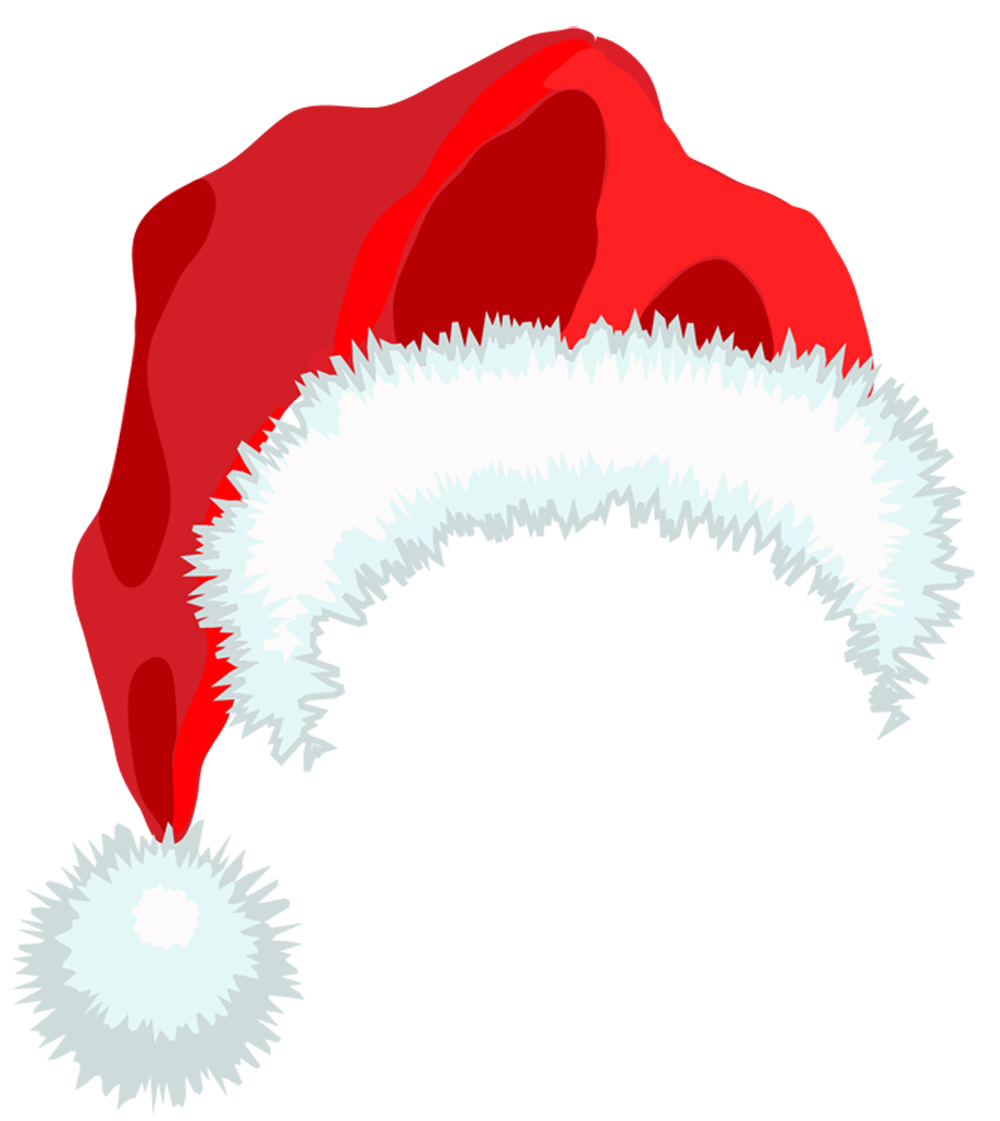 16 Christmas Santa Hat Clipart