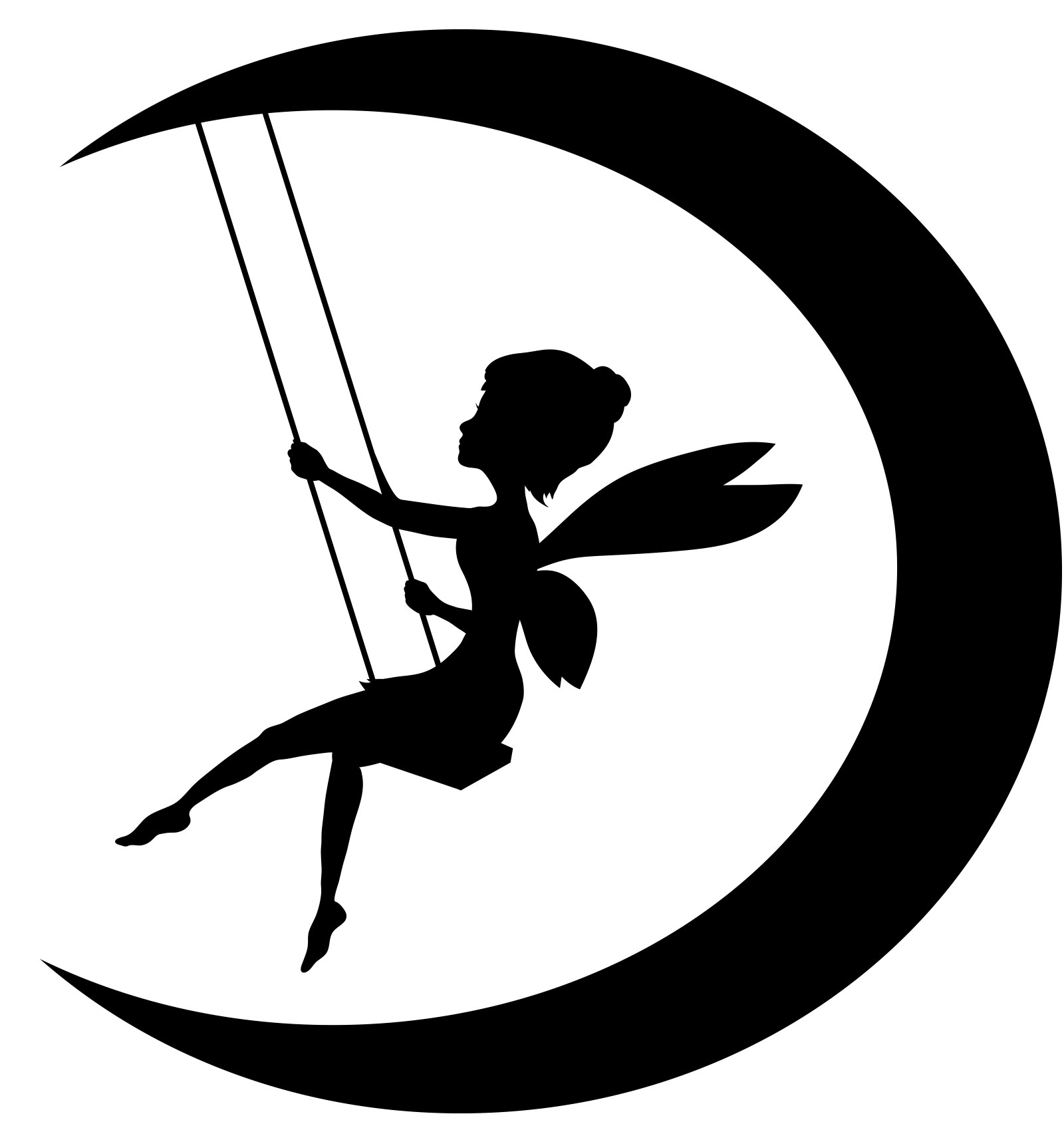 16 Silhouette Tinkerbell Free Cliparts That You Can Download To You