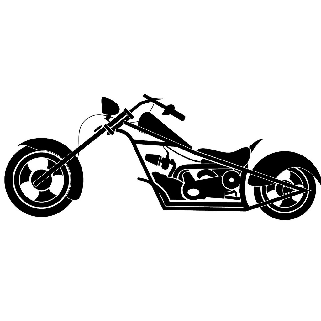 19 Motorcycle Line Drawing Fr - Free Motorcycle Clipart