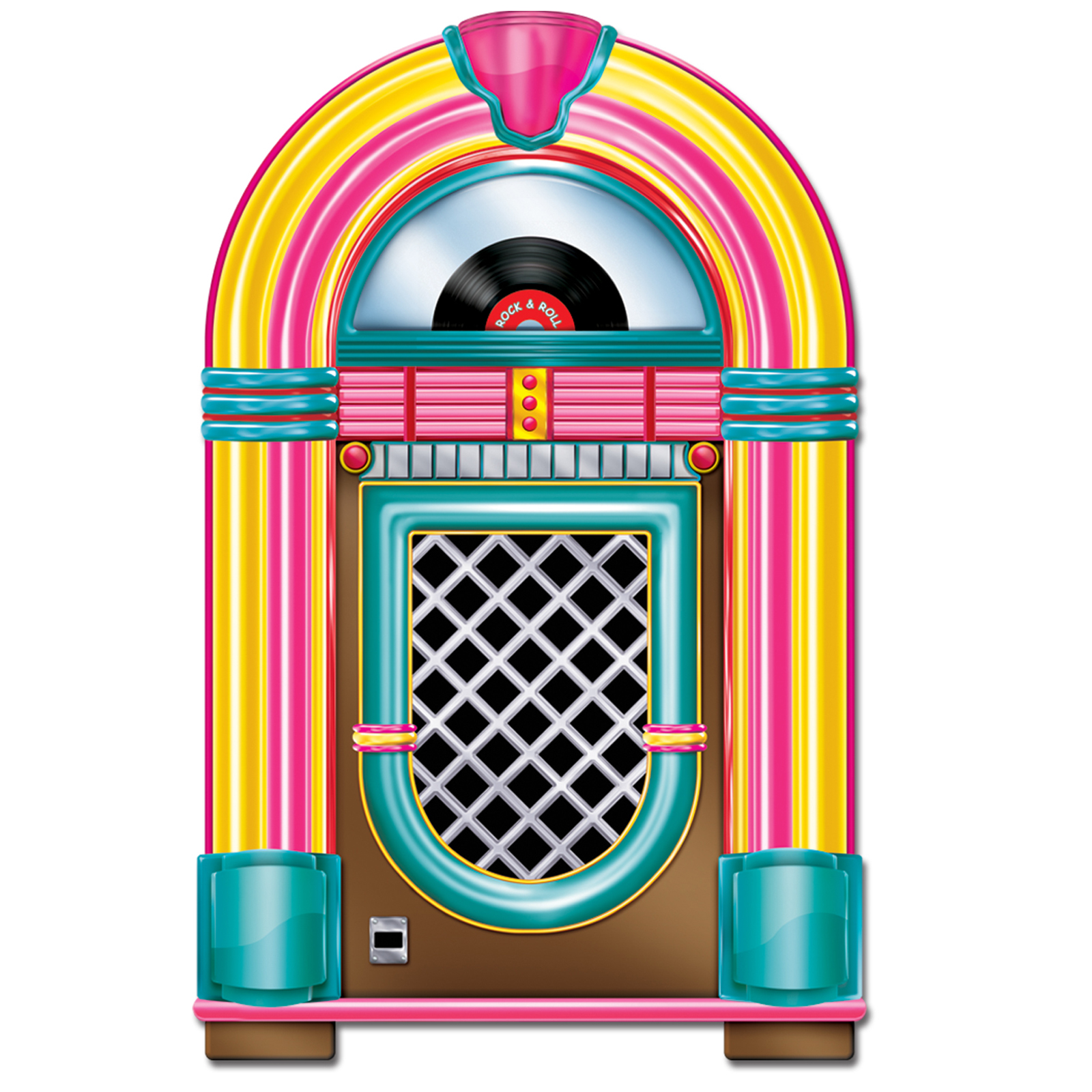 1950 S Jukebox Cutout Thepartyworks