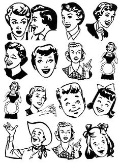 1950s Clipart - Blogsbeta