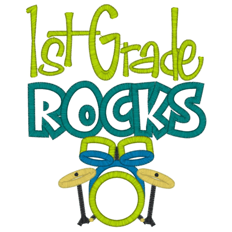 First Grade Rocks Clipart