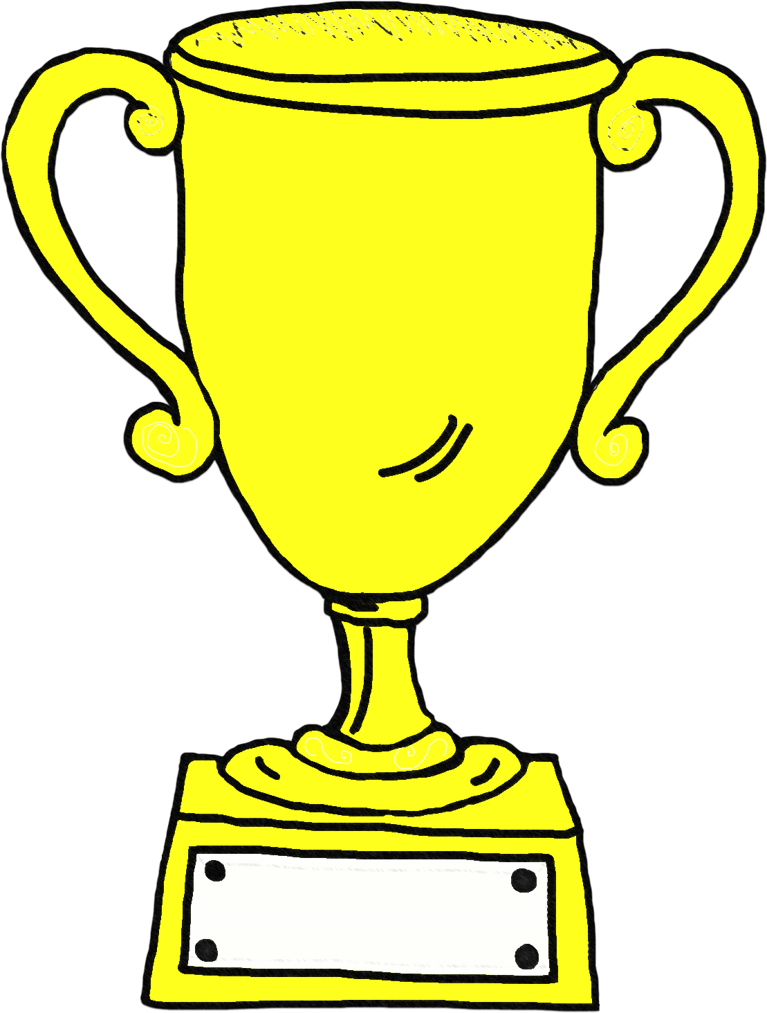 1st Place Trophy Clipart Grap - Clipart Trophy