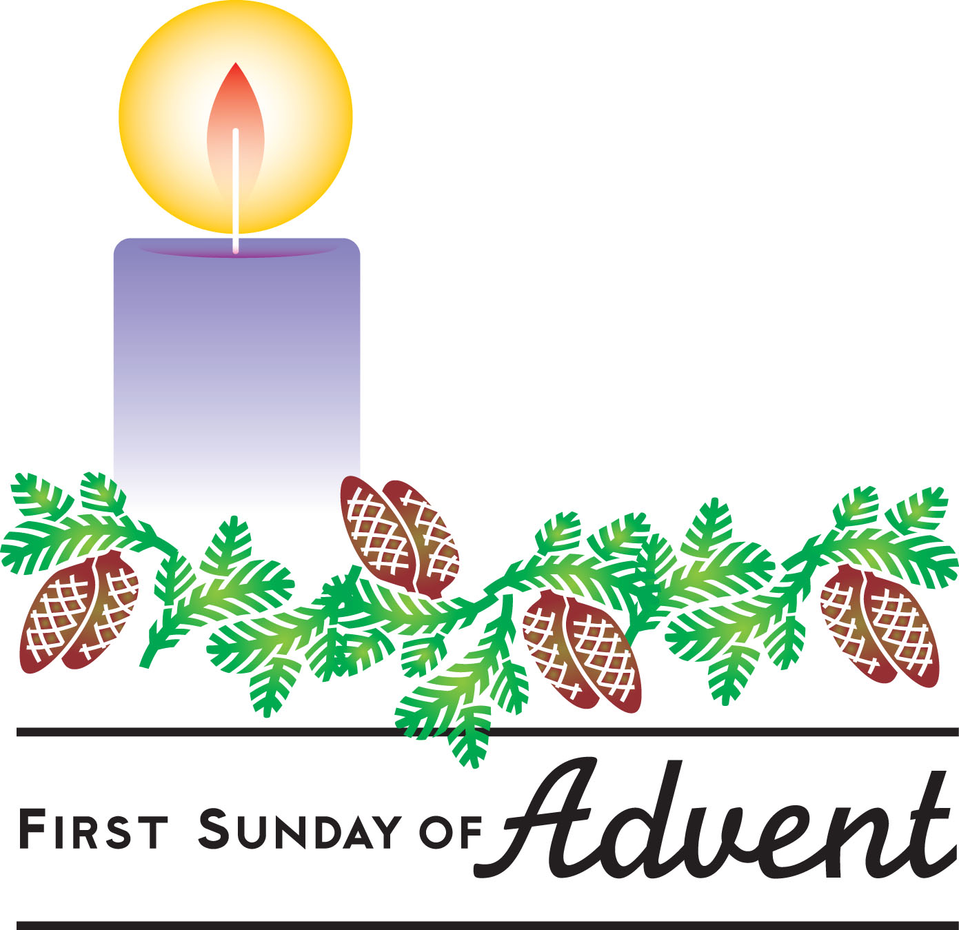 1st Sunday In Advent Clipart # .