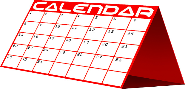 2013 School Calendar Clipart  - Free Calendar Clipart