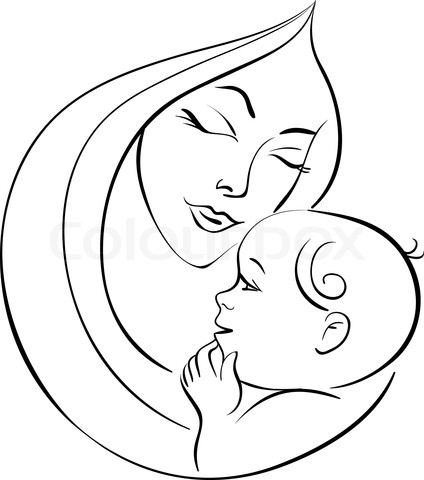 2014 Clipartpanda Com About T - Mother And Baby Clipart