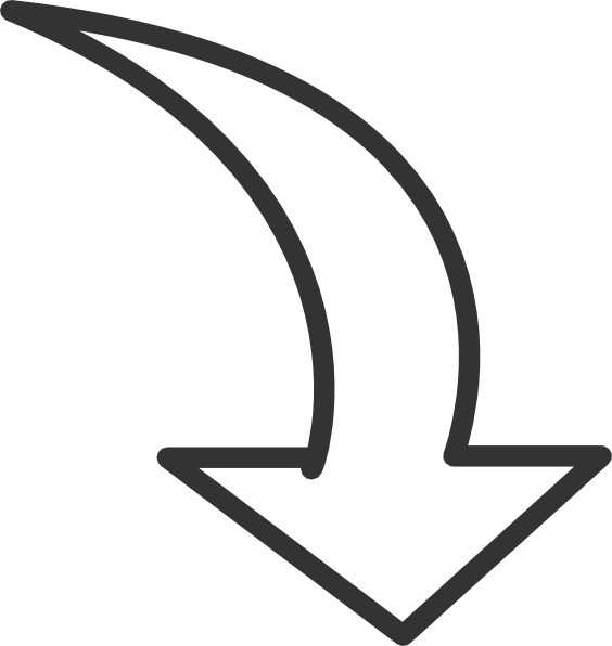 2038820432-white-curved-arrow - Curved Arrow Clipart