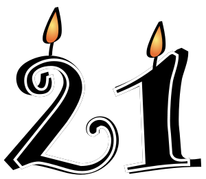 21st Birthday Candles