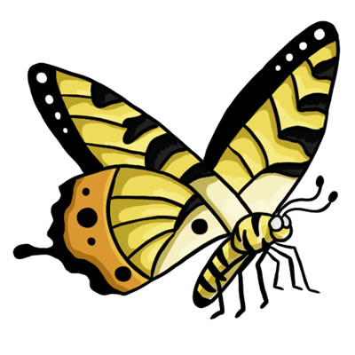 24 FREE Butterfly Clip Art Dr - Clip On Butterflies