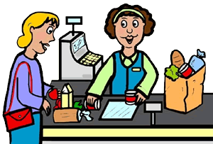 28 Upon Entering The Grocery  - Grocery Store Clip Art