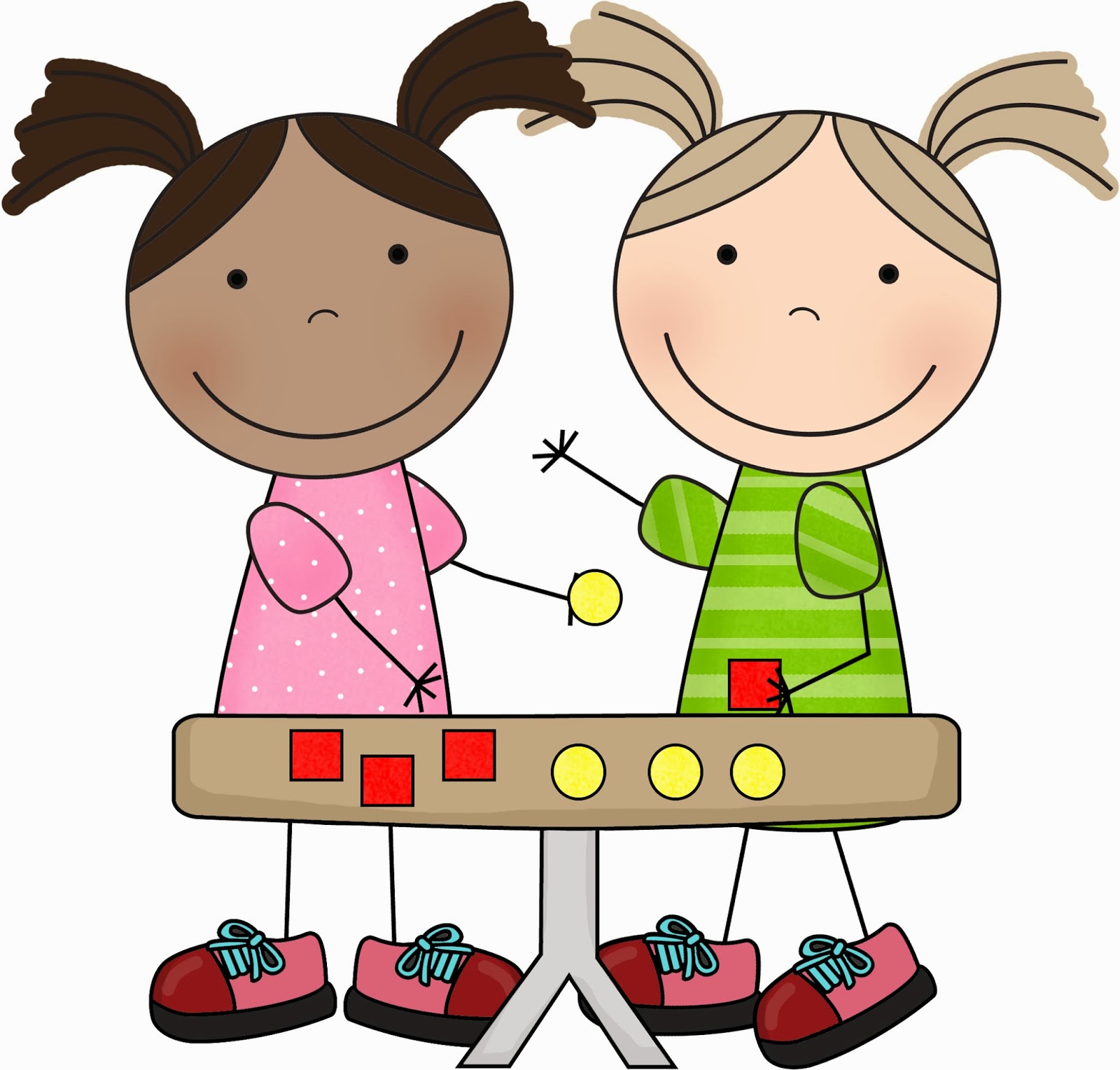 Kids Sharing Toys Clipart Toy