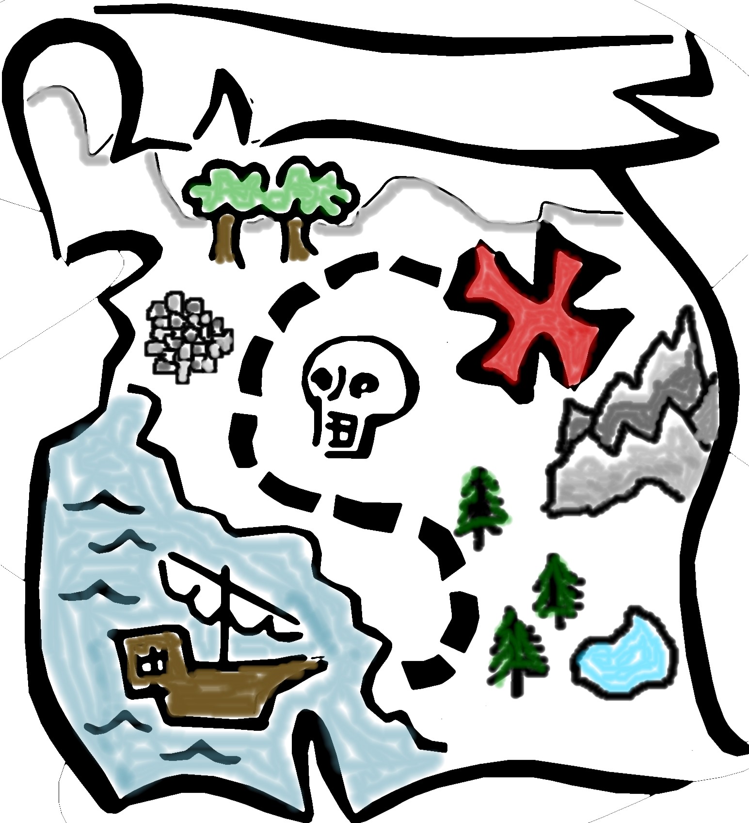 Road map clipart free clipart