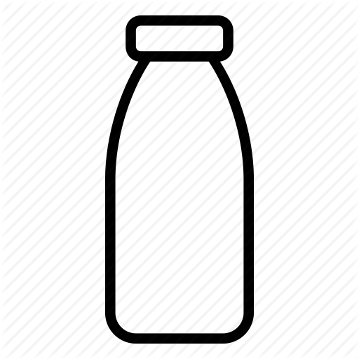 35  Glass Milk Bottle Clipart
