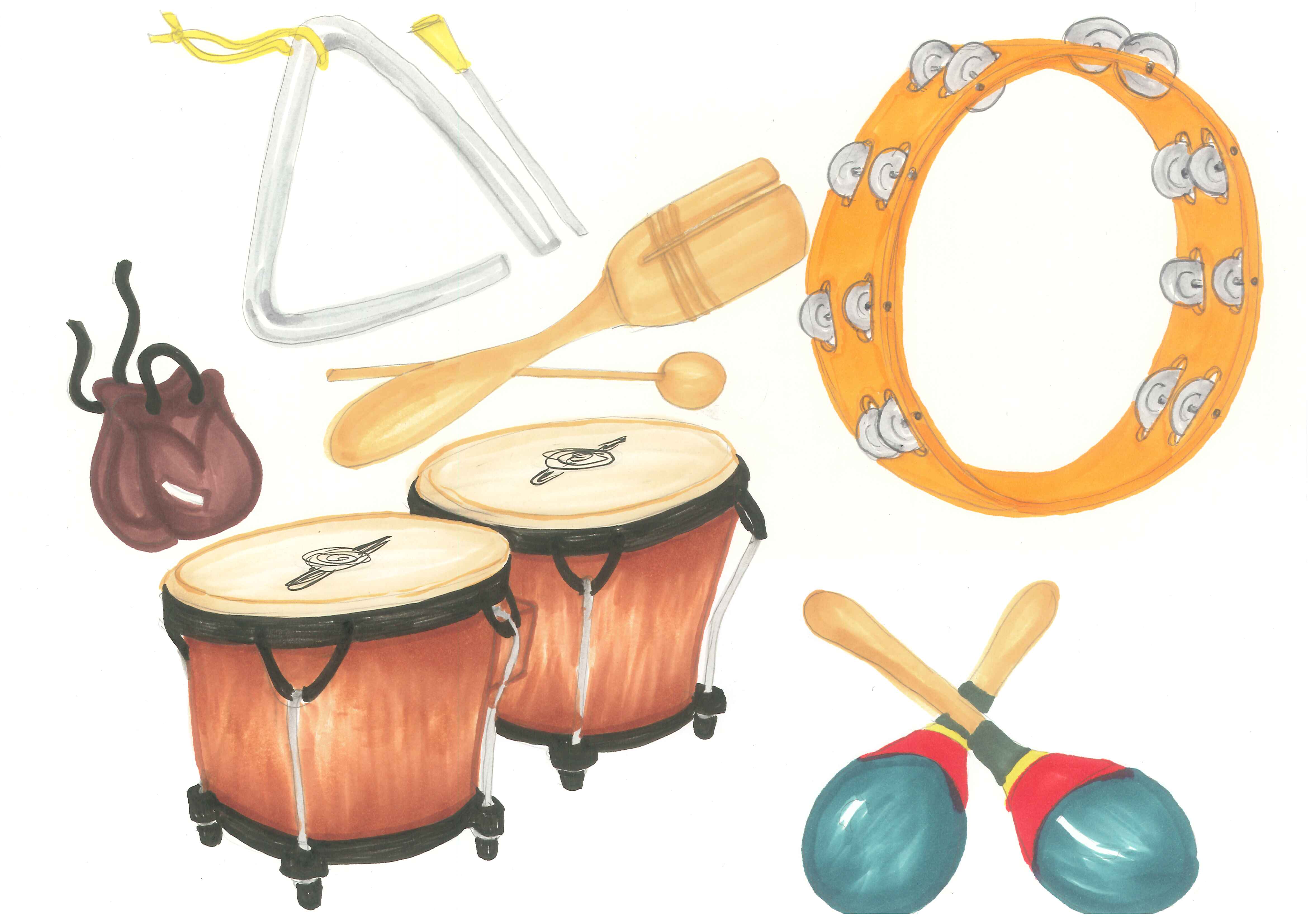 Musical Instruments Clipart M
