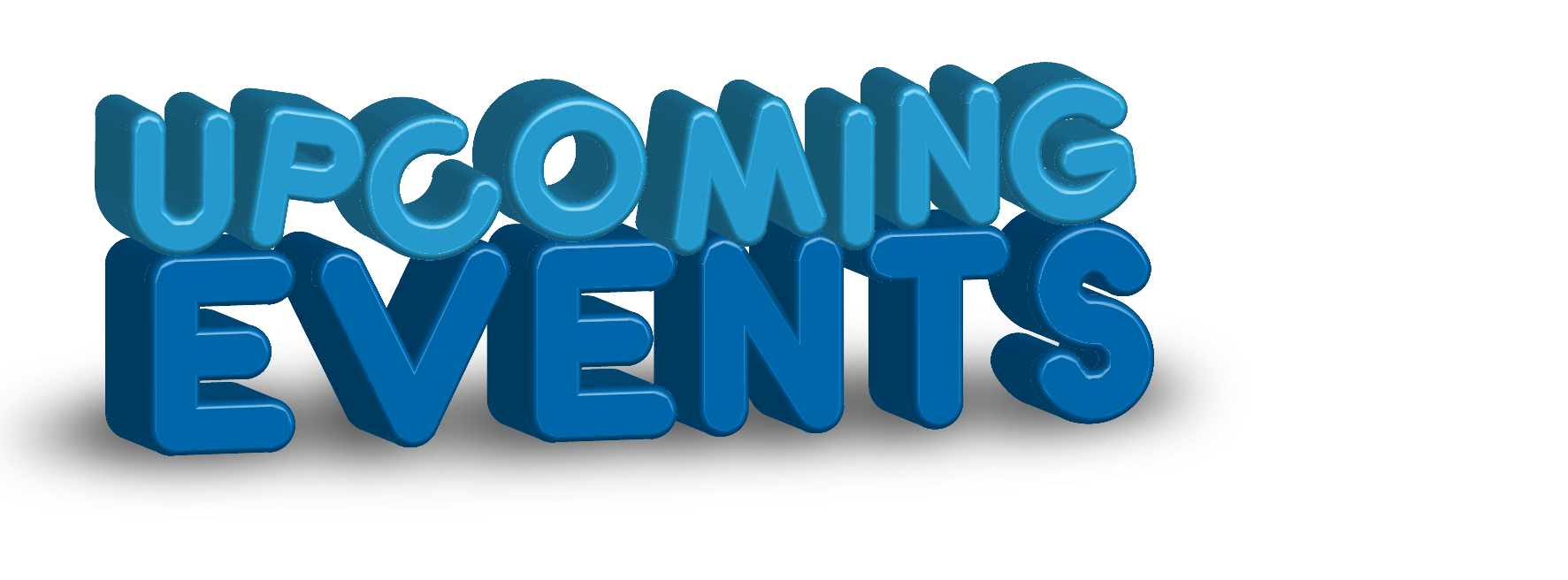 3D Upcoming Events Clipart