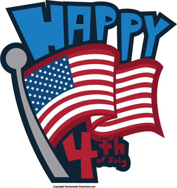 4th of july clipart black and white