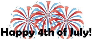 4th of july fireworks clipart - Free Clipart 4th Of July