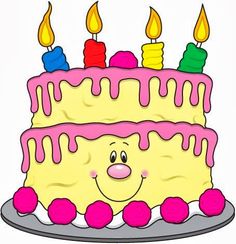 4th Birthday - Birthday Cake Clipart