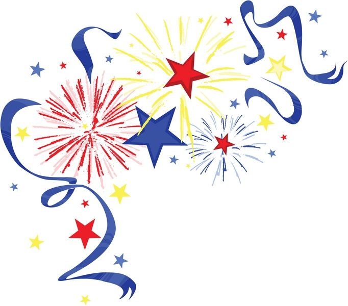 4th of July Fireworks Graphic - Fire Works Clip Art