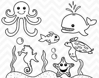 50 Black And White Clipart