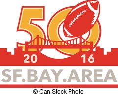 ... 50 Pro Football Championship SF Bay Area 2016 - Illustration.