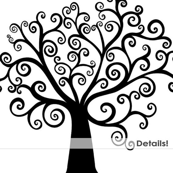 50 Sale Whimsical Tree Clip Art Tree of life by FishScraps