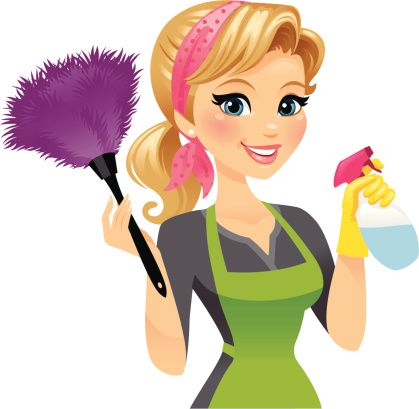 50s Cleaning Lady Clip Art ..