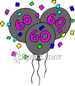 60th Birthday Clip Art Free - 60th Birthday Clip Art