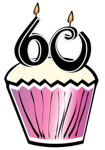 60th Birthday Cupcake 2