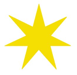 7-pointed-star-yellow