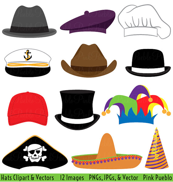 78  images about Clip Art...My Style-Hats Of All Kinds on Pinterest | Clip art, Navidad and Party hats