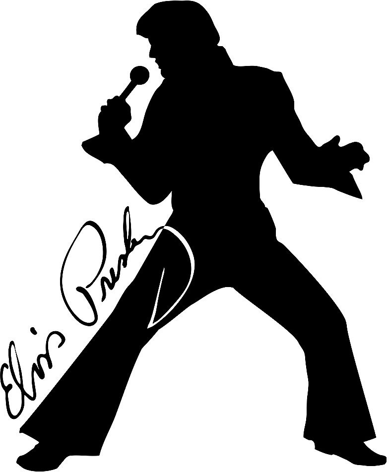 78  images about Elvis Silhouettes on Pinterest | Clip art, Rock roll and Stencils