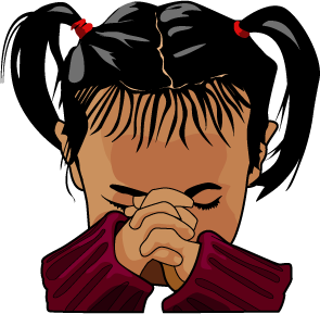Girl Praying Clip Art At Clke