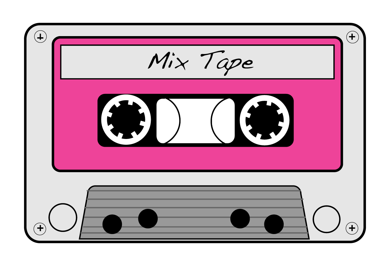 Tape Cassette Clipart