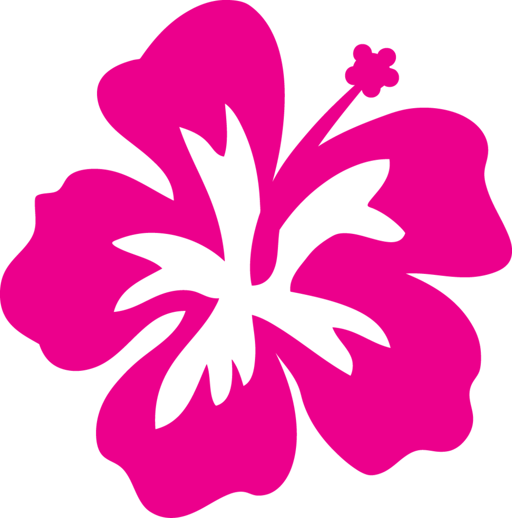 Flowers hawaiian flower clip 