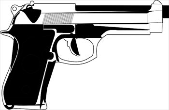 Pistol Vector Clipart