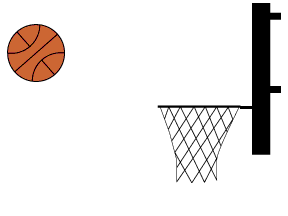 Clip Art. Basketball Hoop Cli