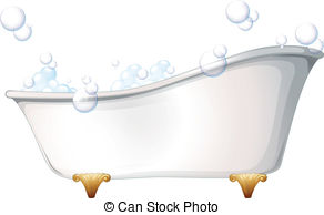 ... A bathtub - Illustration of a bathtub on a white background