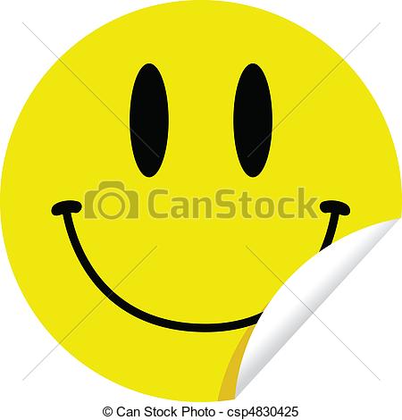 A bright yellow sticker with  - Sticker Clip Art