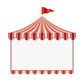 A circus tent and the ring wi - Circus Tent Clipart