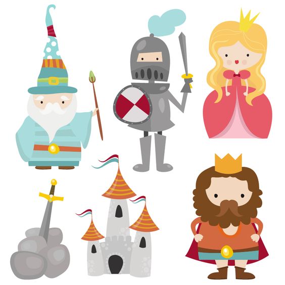 A #cute #Camelot #Characters #clipart set by Creative Clip Art Collectionu2026